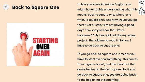 Back to Square One Figurative Language Reading Passage and Activities