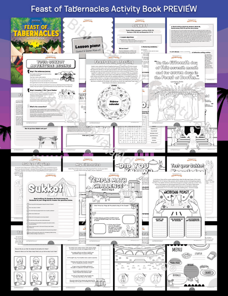 Feast of Tabernacles Activity Book (Sukkot)