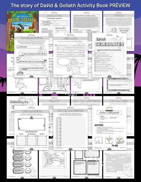 David and Goliath Activity Book