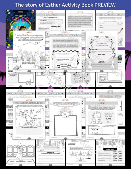 The Story of Esther Activity Book