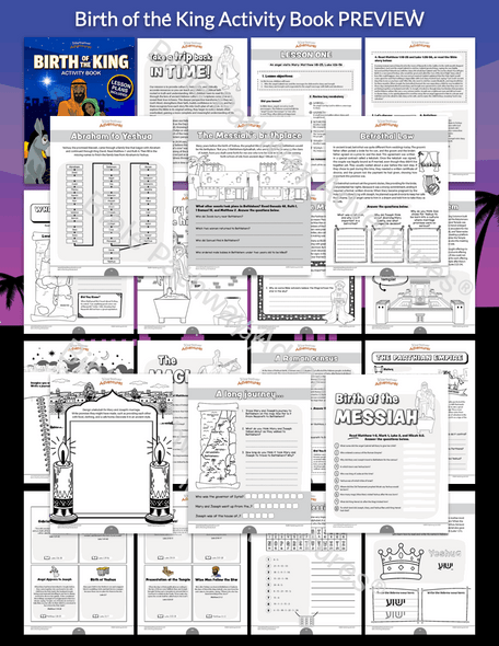 Birth of The King Activity Book Birth of The King Activity Book