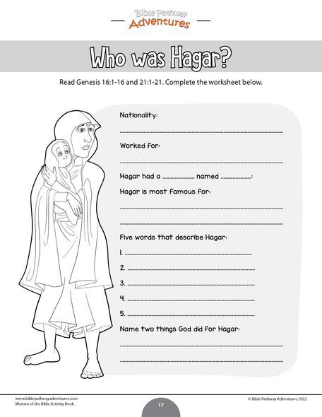 Women of the Bible Activity Book