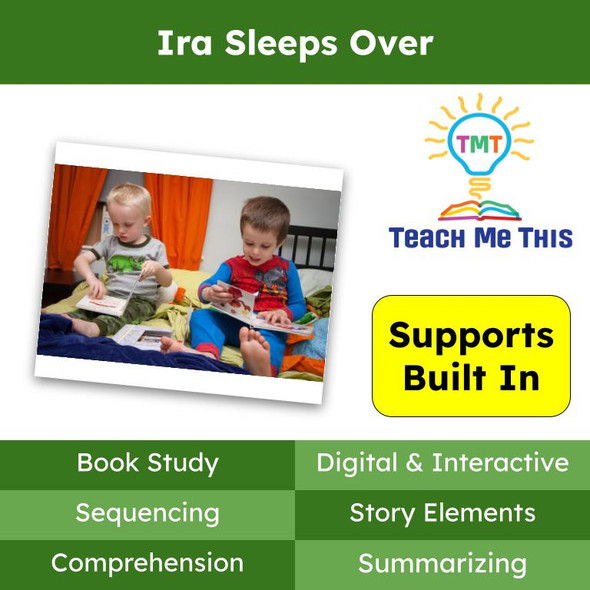 Ira Sleeps Over Read Aloud Activities