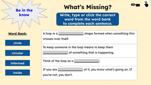 Keep Me in the Loop Figurative Language Reading Passage and Activities