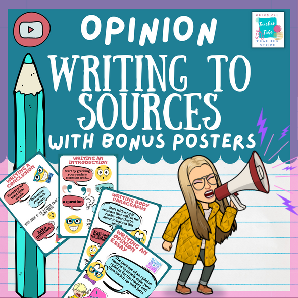 Opinion Writing to Sources with BONUS Posters