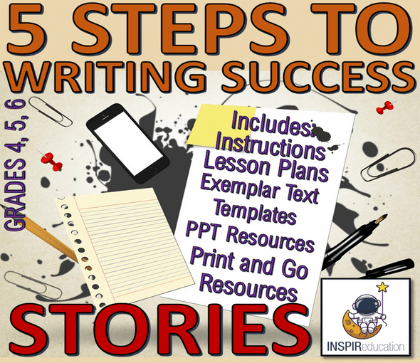 Story Writing: Lesson Plans, Resources, Model Text, Posters and Writing Frames