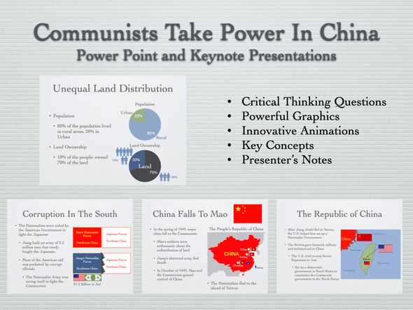 Communists Take Power In China History Presentation