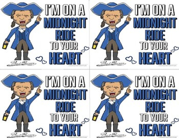 Paul Revere "Midnight Ride" Valentine's Day Card