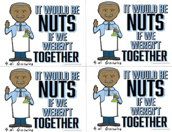 George Washington Carver "Nuts" Valentine's Day Card