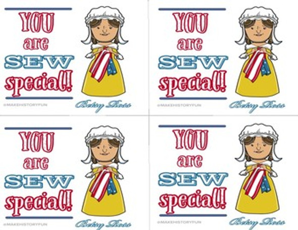 Betsy Ross "You are SEW special" Historical Valentine