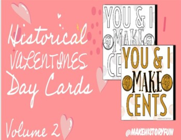 You and I Make Cents Valentines Day Card