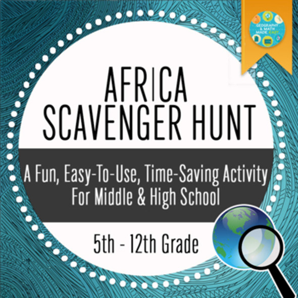 Geography, Africa Scavenger Hunt