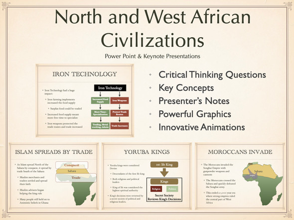 North and West African Civilizations History Presentation