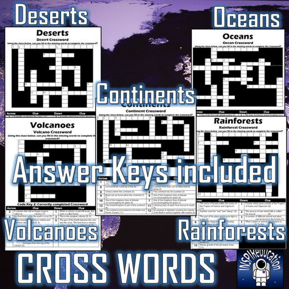HISTORY and GEOGRAPHY Wordsearch and Crossword BUNDLE HISTORY and GEOGRAPHY Wordsearch and Crossword BUNDLE