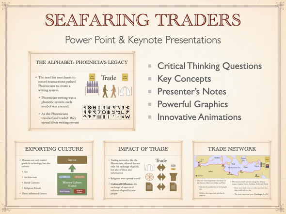 Seafaring Traders: Minoans and Phoenicians History Presentation