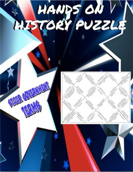 Hands on History-US History STAAR Government Terms Puzzles