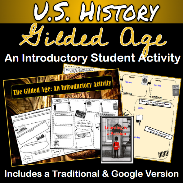 U.S. History | Gilded Age | Progressivism | An Introductory Activity