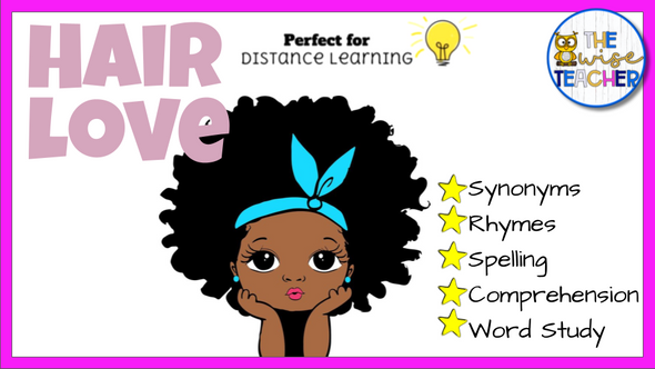 Hair Love l Reading Comprehension Sight Words Valentines Day Black History Month