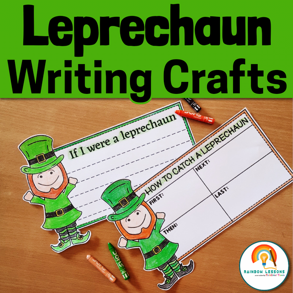 St Patricks Day Writing Craft | How to catch a Leprechaun Writing | Leprechaun craft