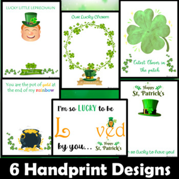 St Patricks Day Handprint