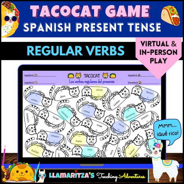 Tacocat Game: Regular Present Tense