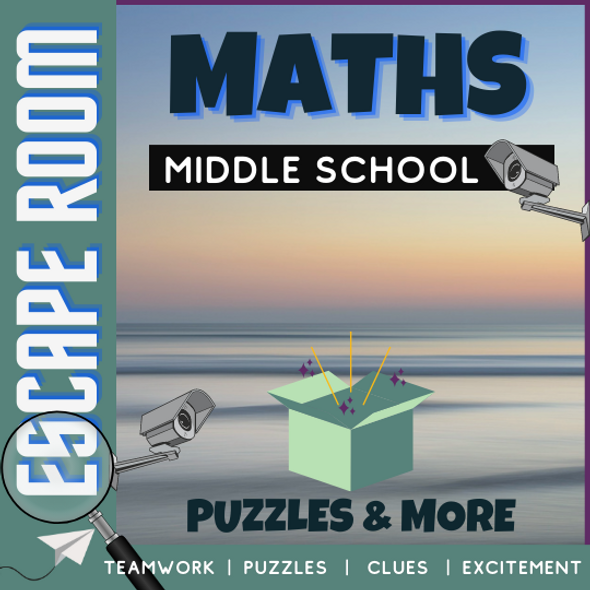 Maths Middle School Cre8tive Escape Room 