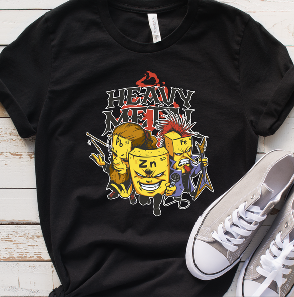 "Heavy Metal" Science Crew Neck T-shirt