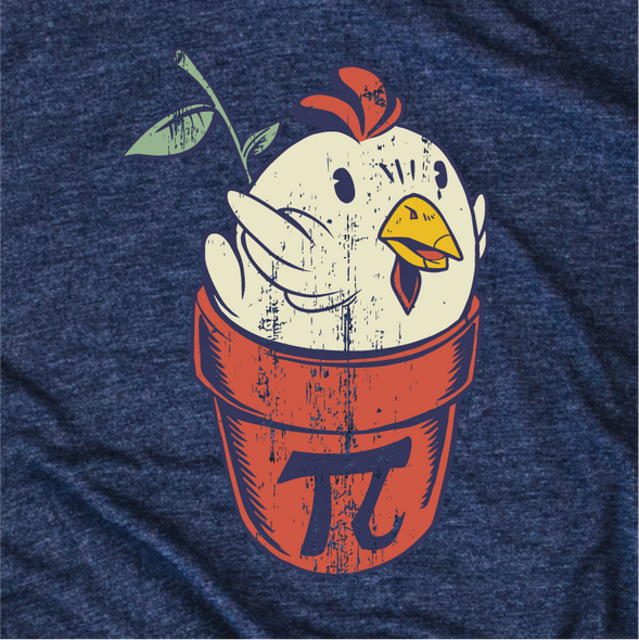 "Chicken Pot Pi" Crew Neck T-shirt