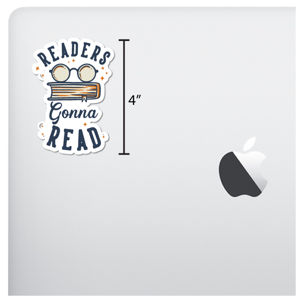 "Readers Gonna Read" Die-Cut Sticker