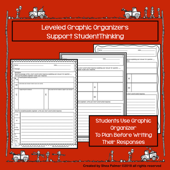   RACE Strategy Constructed Response Writing Practice Planning & Response Pages