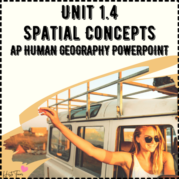 Unit 1.4 Spatial Concepts in AP Human Geography PowerPoint Lesson