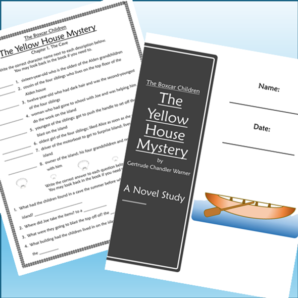 The Yellow House Mystery Novel Study (The Boxcar Children #3)