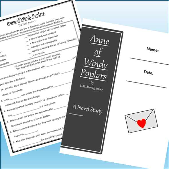 Anne of Windy Poplars Novel Study