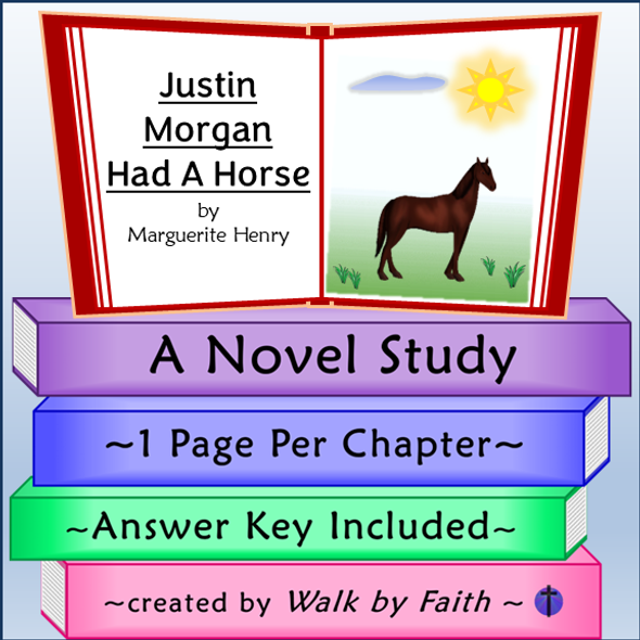 Justin Morgan Had a Horse Novel Study