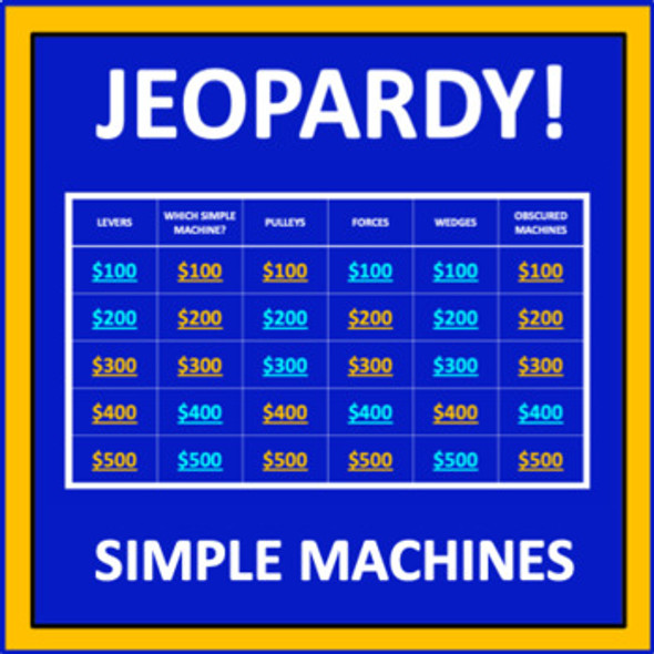 Simple Machines Jeopardy