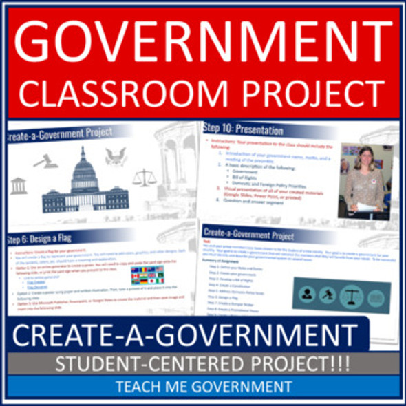 Create a Government Assignment High School American Government Project
