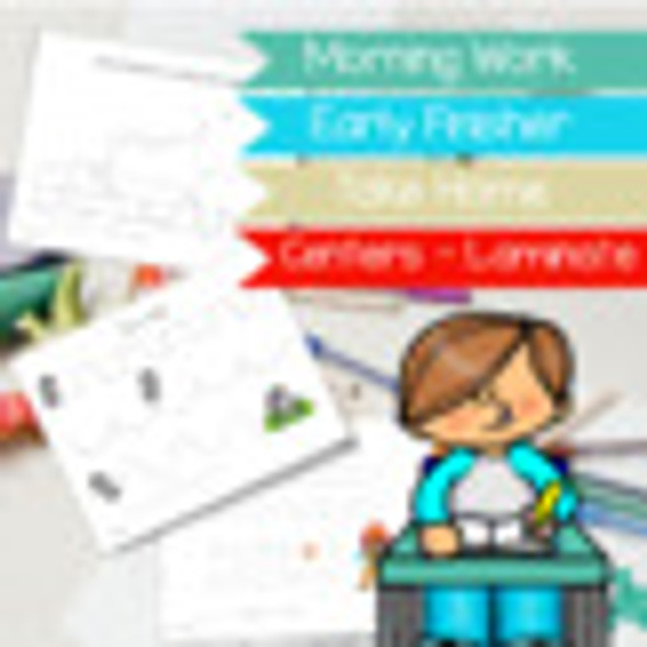 PREWRITING Tracing Lines and Shapes Worksheets