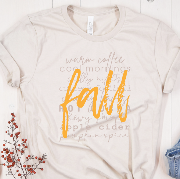 "Fall Words" T-shirt