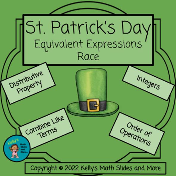 St. Patrick's Day Equivalent Expressions Race