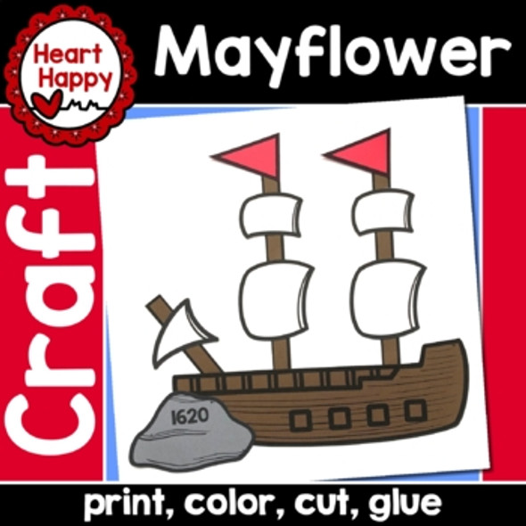 Mayflower Craft | Ship Craft | Thanksgiving Craft