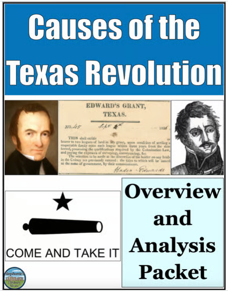 Causes of the Texas Revolution Learning Packet