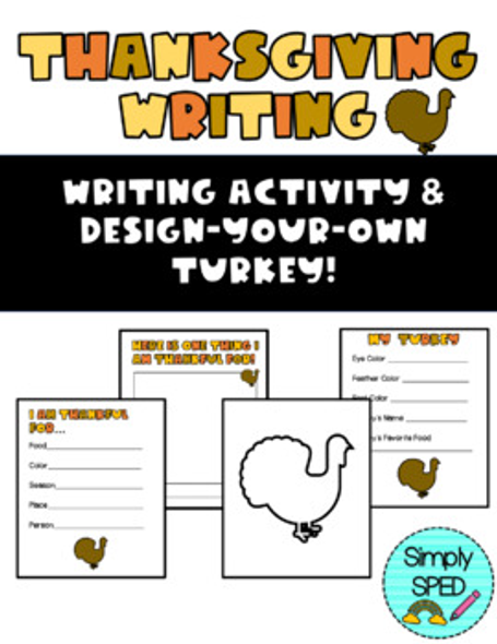 Thanksgiving Writing Activity