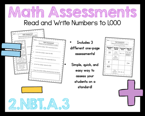 Read and Write Numbers to 1,000 - 2nd Grade 2.NBT.A.3