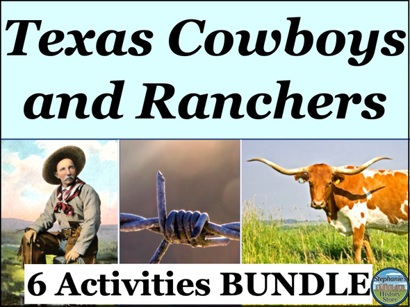Texas Cowboys and Cattle Ranching Bundle