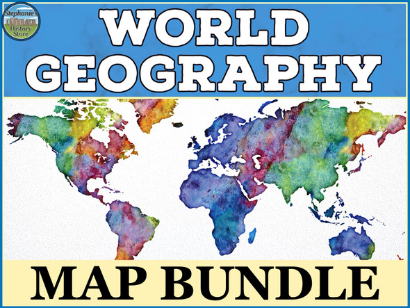 World Geography Map Bundle World Geography Map Bundle