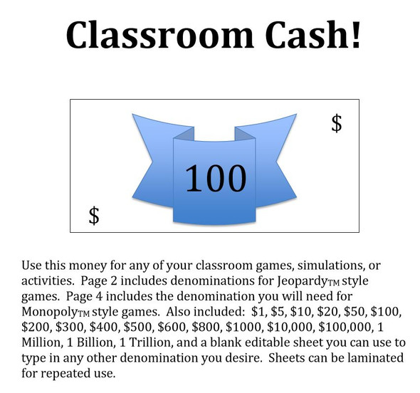 Classroom Cash