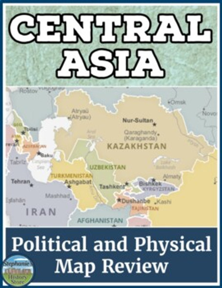 Central Asia Geography Map Activity