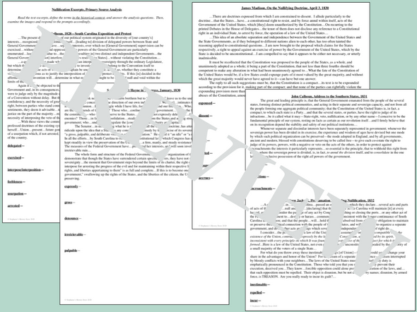 Nullification Text and Image Analysis