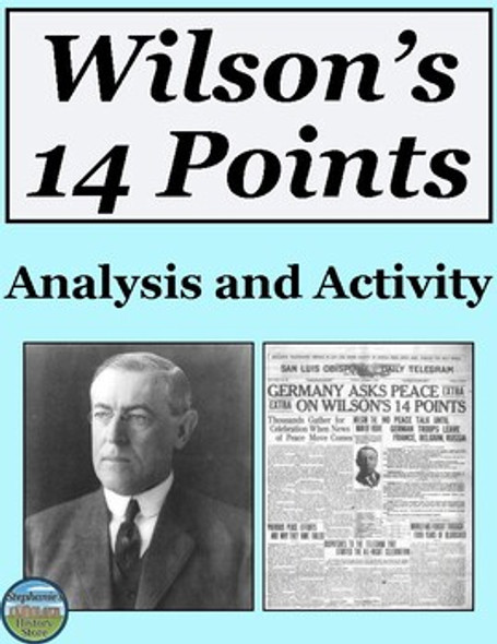 Wilson's 14 Points Text and Image Analysis