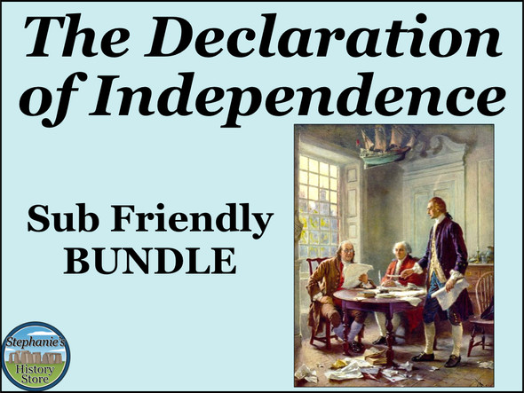 The Declaration of Independence Analysis Bundle